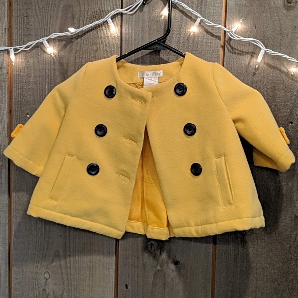 Maggie & Zoe Yellow Toddler Coat